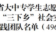 喜报| 我院民族团结进步宣讲实践队在2022年贵州省大中专学生志愿者暑期文化科技卫生“三下乡”社会实践活动中荣获“优秀实践团队”